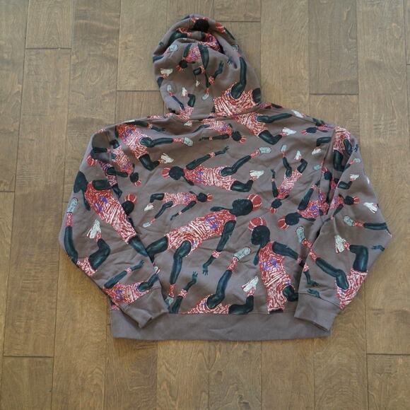 Air Jordan Artist Series by Parker‎ Duncan Hoodie Women S Loose Fit DX0387-274 - Picture 3 of 12